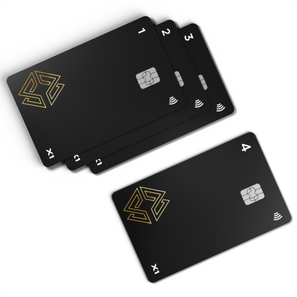 Four Cypherock X1 Cards