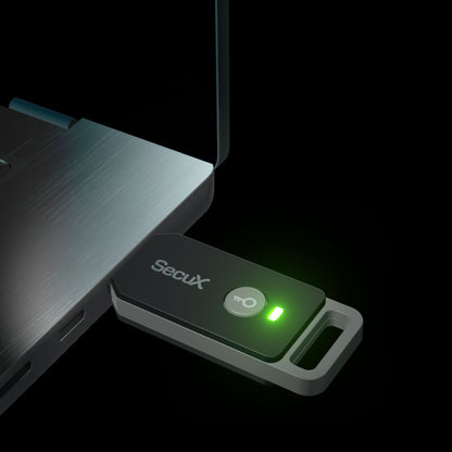 SecuX PUFido Clife Key LED authentication indicator