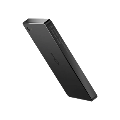OneKey Pro hardware wallet in black, side profile