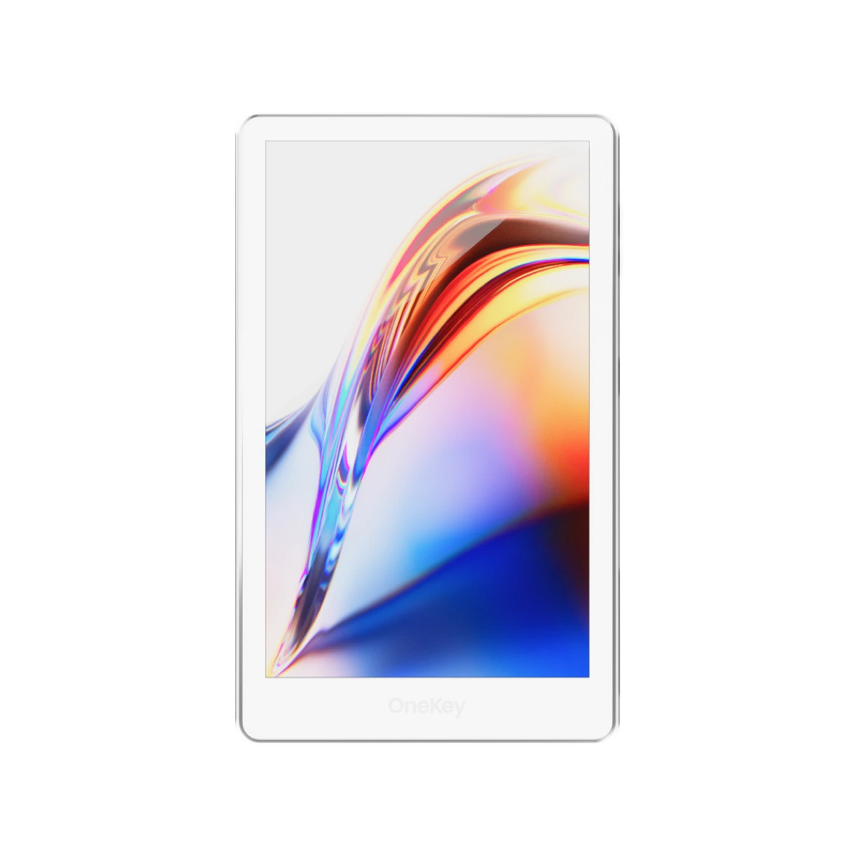 OneKey Pro hardware wallet in white, front view
