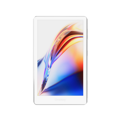 OneKey Pro hardware wallet in white, front view